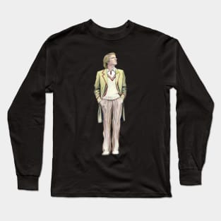 The 5th Dr Who: Peter Davison Long Sleeve T-Shirt